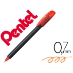 Thumbnail-Roller pentel bl417 energel makkuro ponta 0,7 mm cor laranja – 12 unidades