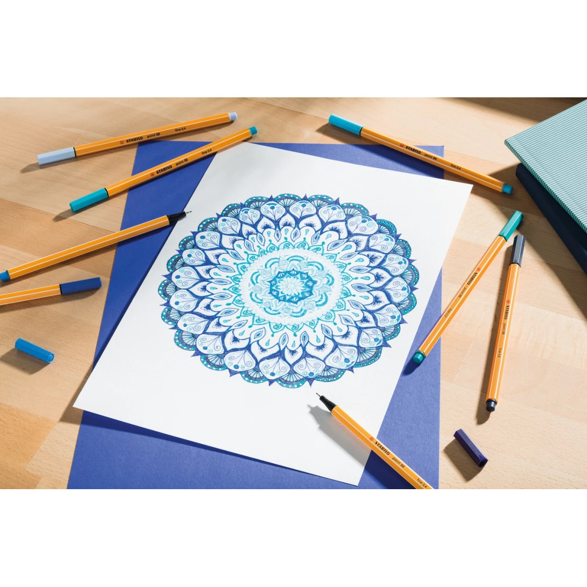 Galery – STABILO point 88 caneta fineliner Azul 1 unidade(s)0