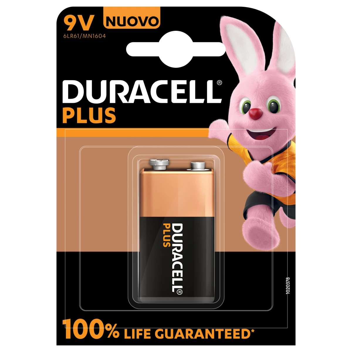 Thumbnail-Duracell Plus 100 Bateria descartável 9V Alcalino