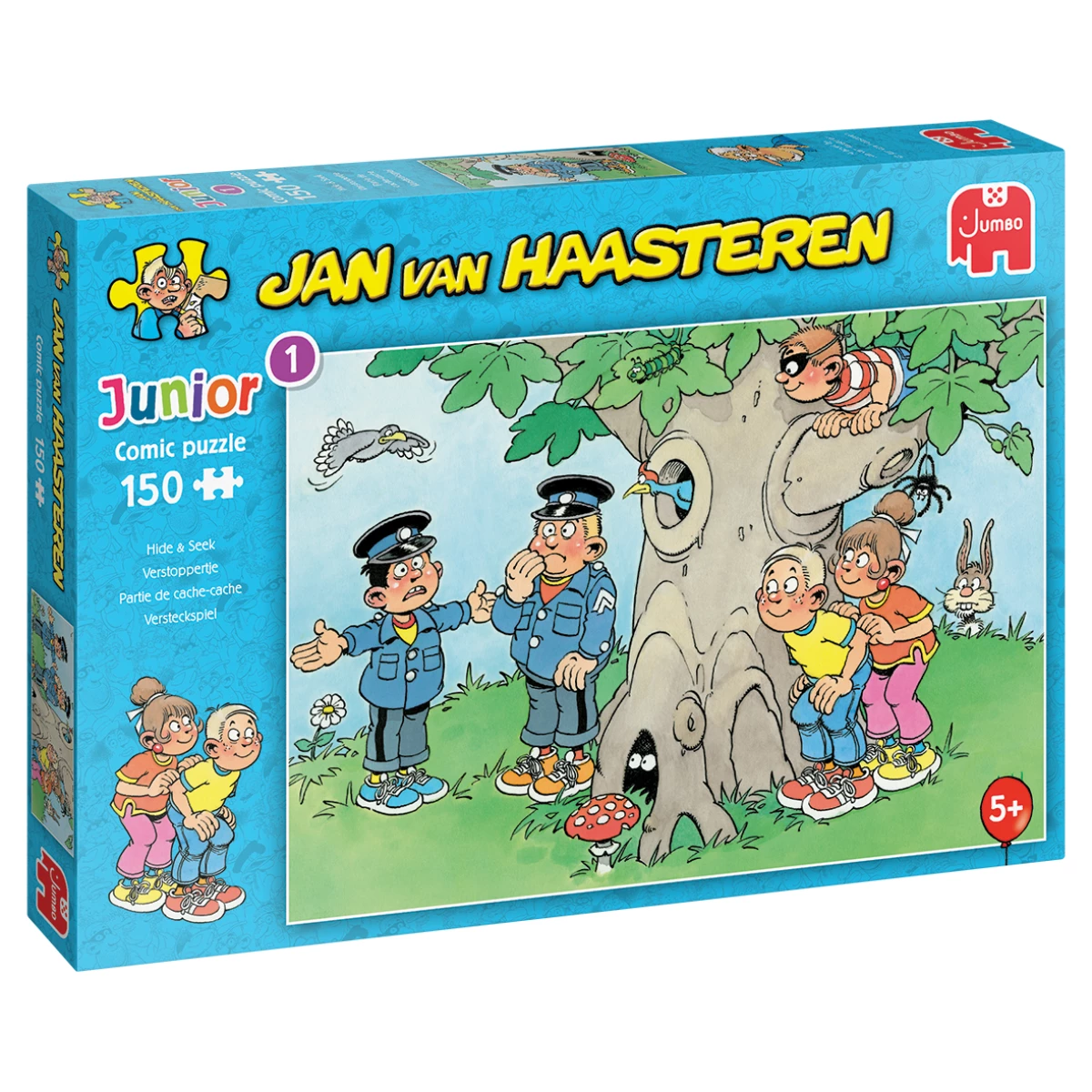 Thumbnail-Jan van Haasteren Junior Hide & Seek 150 pcs Puzzle 150 unidade(s) Banda desenhada