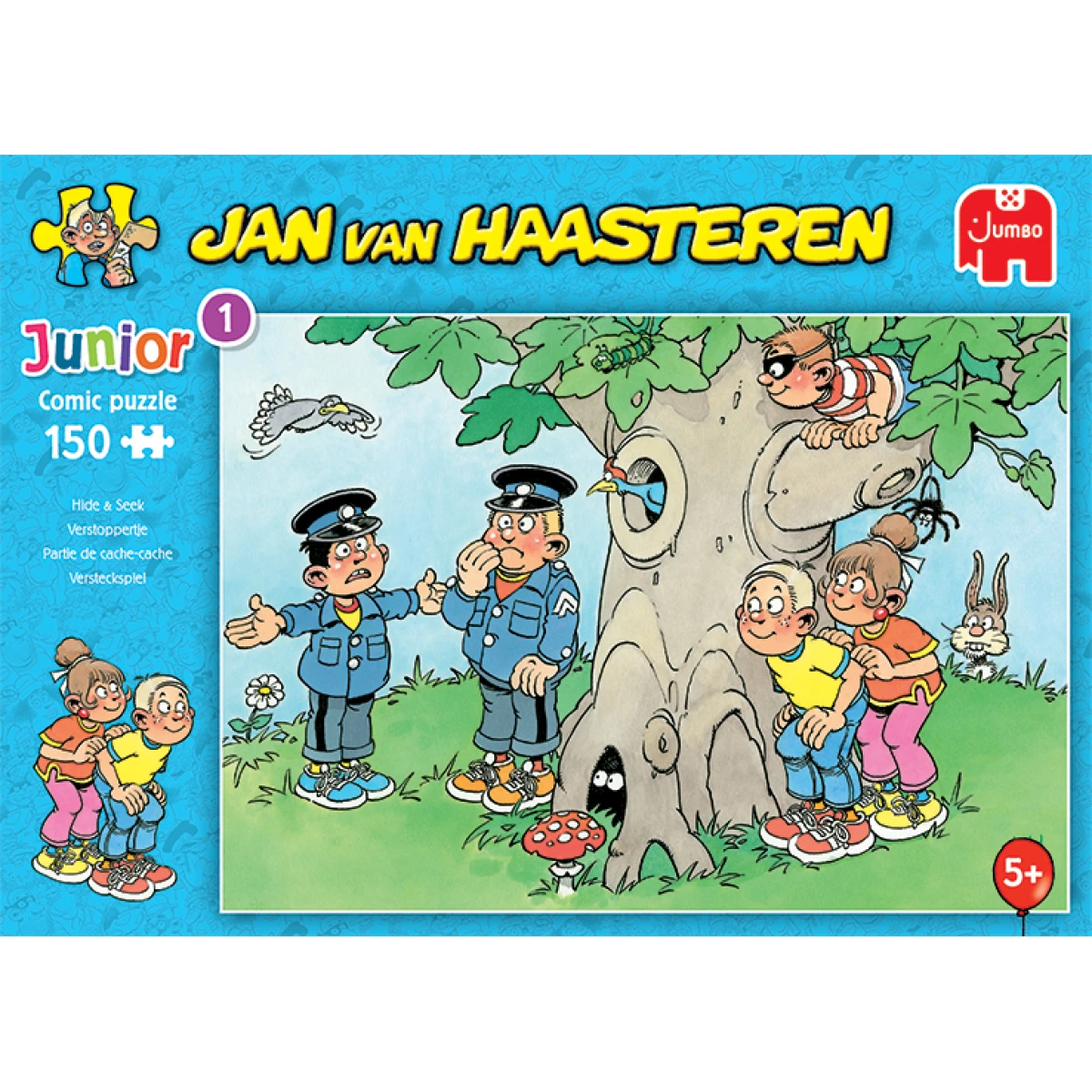 Galery – Jan van Haasteren Junior Hide & Seek 150 pcs Puzzle 150 unidade(s) Banda desenhada0