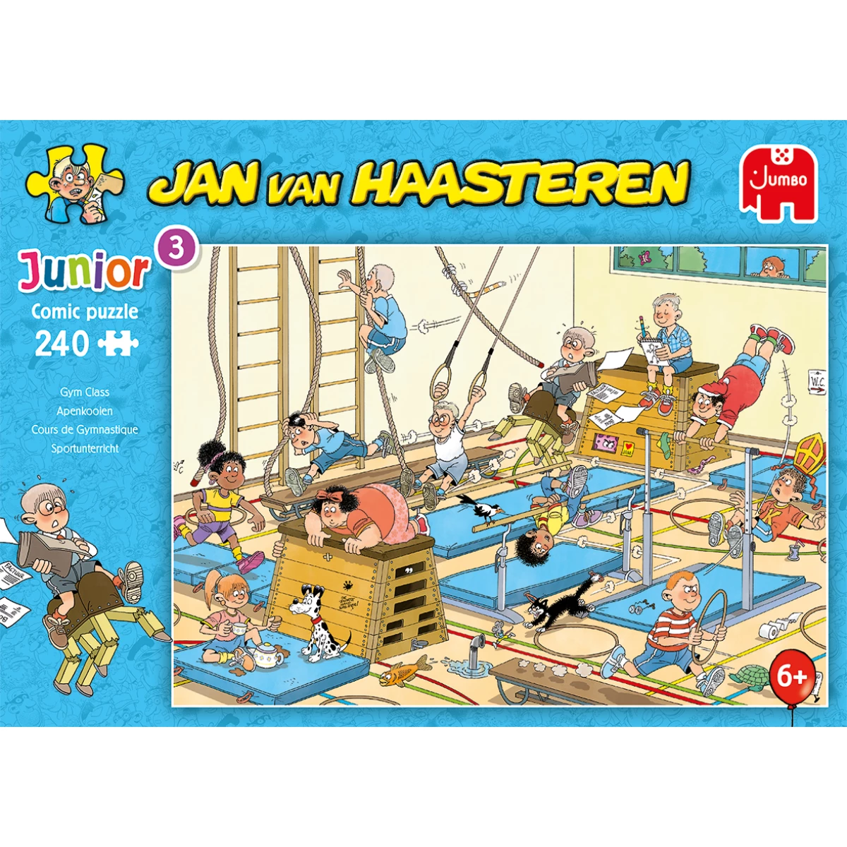 Galery – Jan van Haasteren Junior Gym Class 240 pcs Puzzle 240 unidade(s) Banda desenhada0