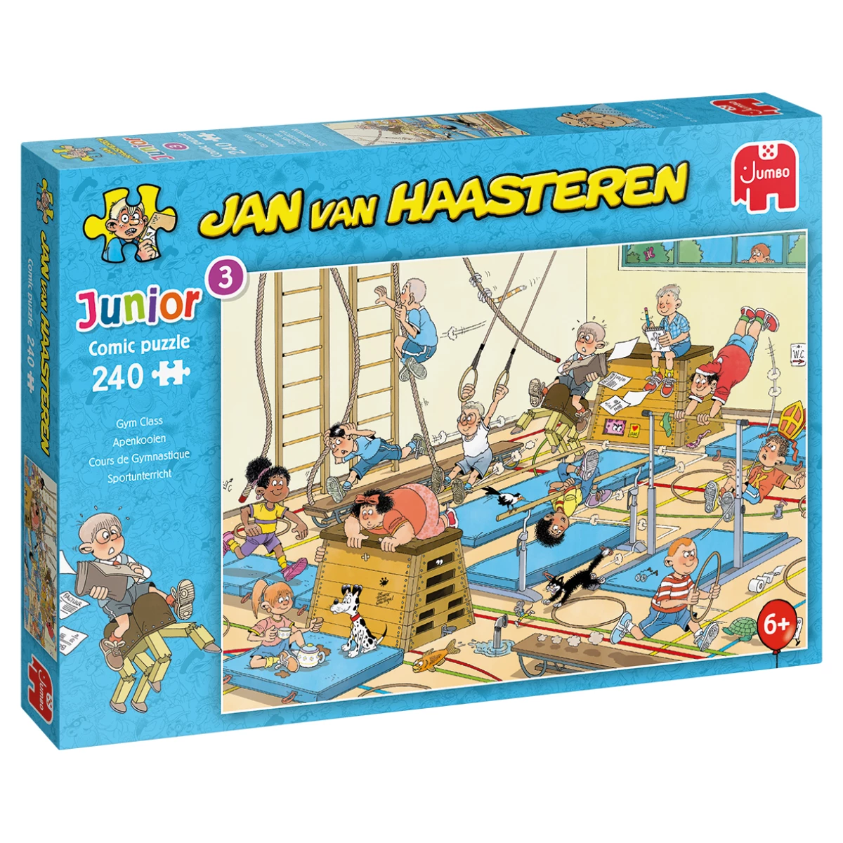 Thumbnail-Jan van Haasteren Junior Gym Class 240 pcs Puzzle 240 unidade(s) Banda desenhada