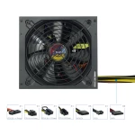 Galery – TooQ TQAPOLO-600SP fonte de alimentação 600 W 20+4 pin ATX ATX Preto0