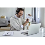 Galery – Kensington K33065WW auscultador Auscultadores Com fios Fita de cabeça Escritório/Call center USB Type-A Preto0