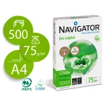 Thumbnail-Papel fotocopia navigator din a4 75 gr embalagem de 500 folhas