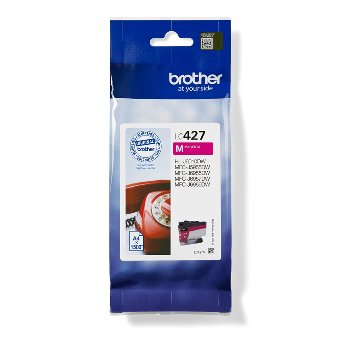 Galery – Brother LC-427M tinteiro 1 unidade(s) Original Rendimento padrão Magenta0