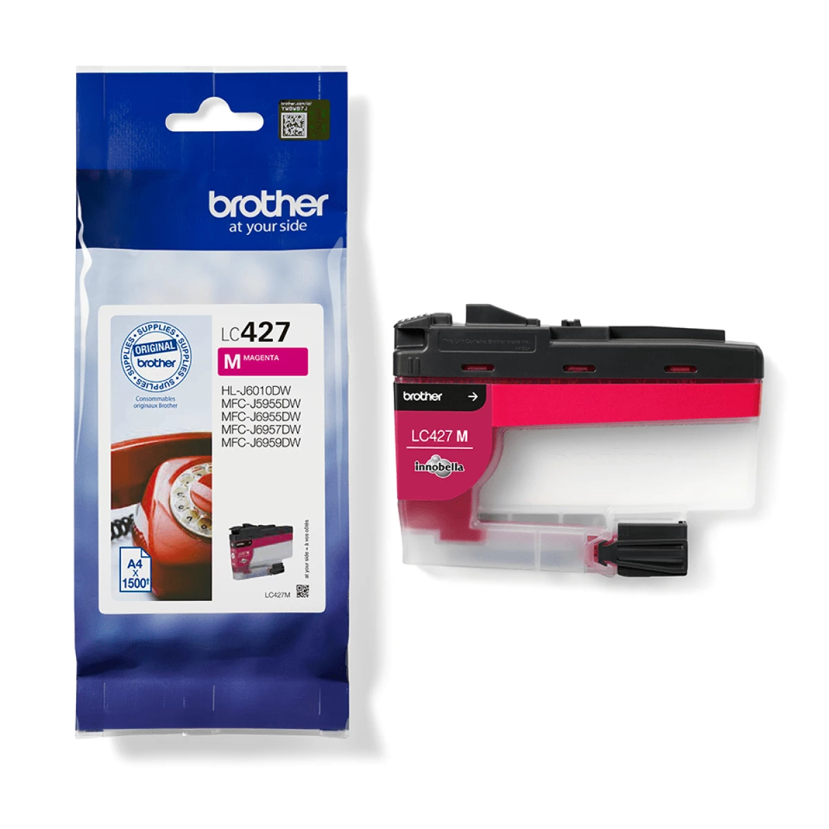 Galery – Brother LC-427M tinteiro 1 unidade(s) Original Rendimento padrão Magenta0