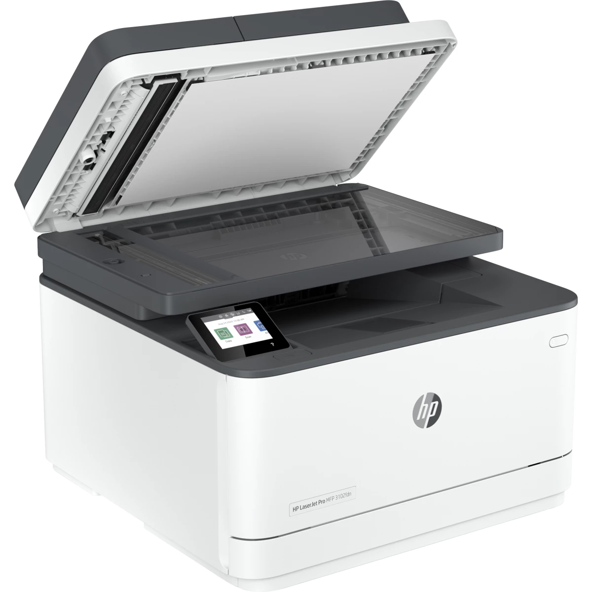 Galery – HP LaserJet Multifunções Pro 3102fdn, Preto e branco, Impressora para Pequenas e médias empresas, Impressão, cópia, digit., fax, Alimentador automático de documentos (ADF); Impressão frente e verso; Porta para unidade flash USB (parte da frente); Ecrã tátil0