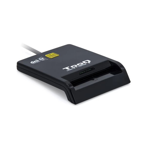 Thumbnail-TooQ TQR-211B leitor de smart card Interior USB USB 2.0 Preto