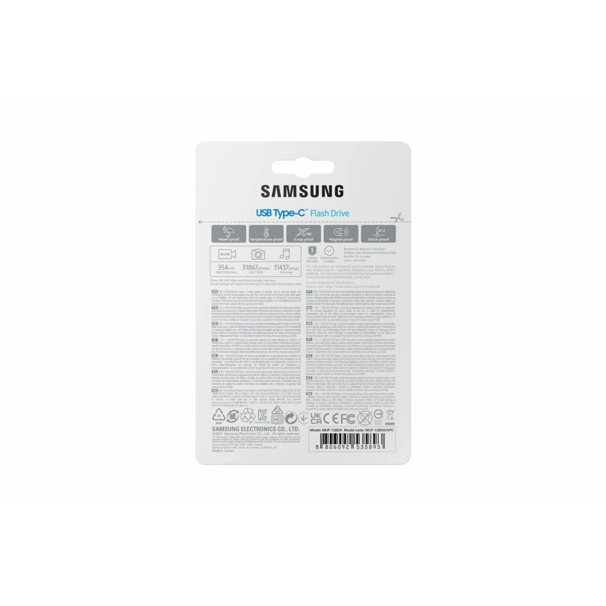 Galery – Samsung MUF-128DA unidade de memória USB 128 GB USB Type-C 3.2 Gen 1 (3.1 Gen 1) Azul0