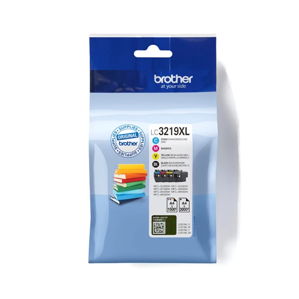 Thumbnail-Brother LC3219XLVALBP toner 4 unidade(s) Original Preto, Ciano, Magenta, Amarelo