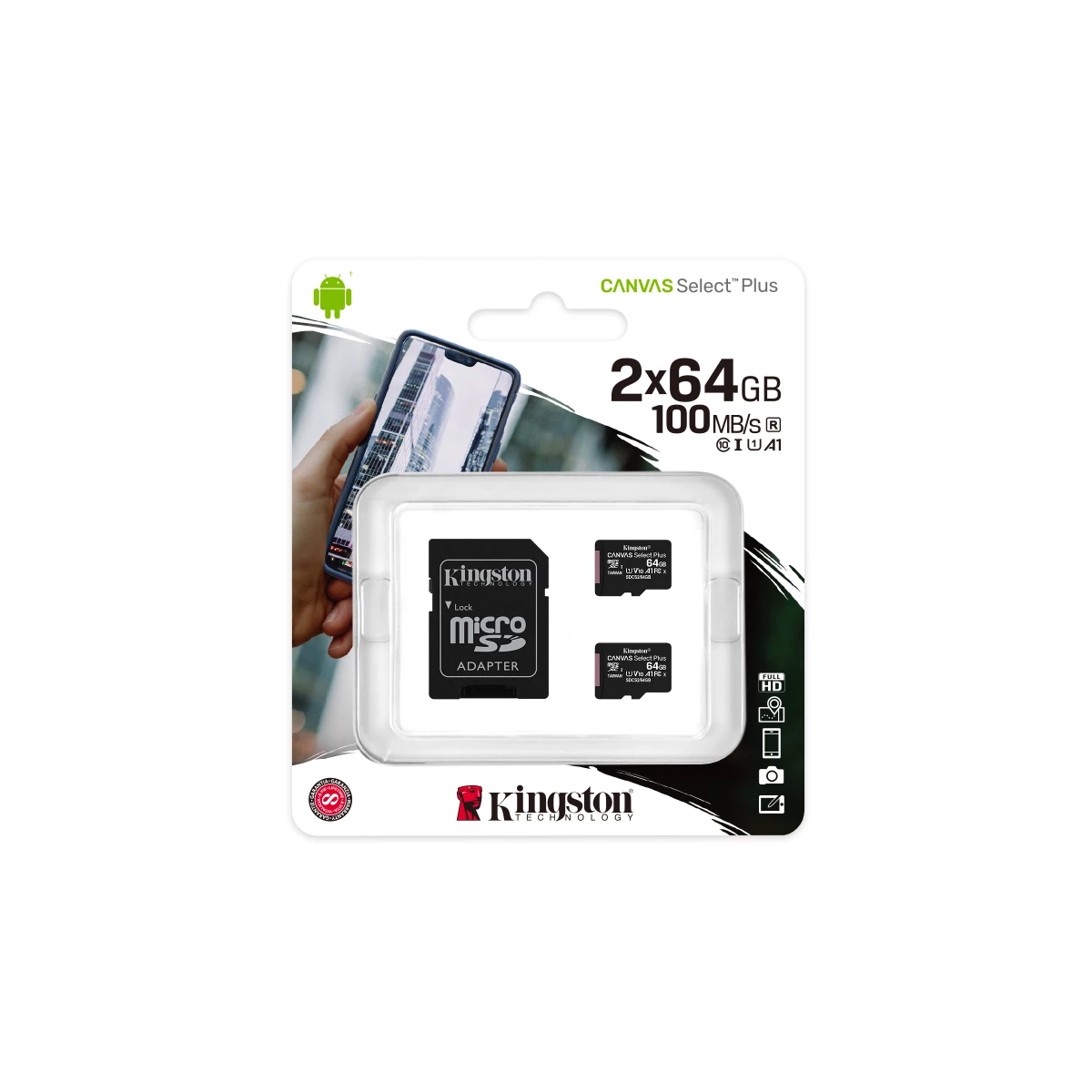 Galery – Kingston Technology Canvas Select Plus 64 GB SDXC UHS-I Classe 100