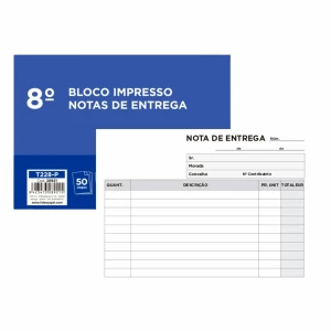 Blocos Impressos De Entregas, Faturas E Pedidos