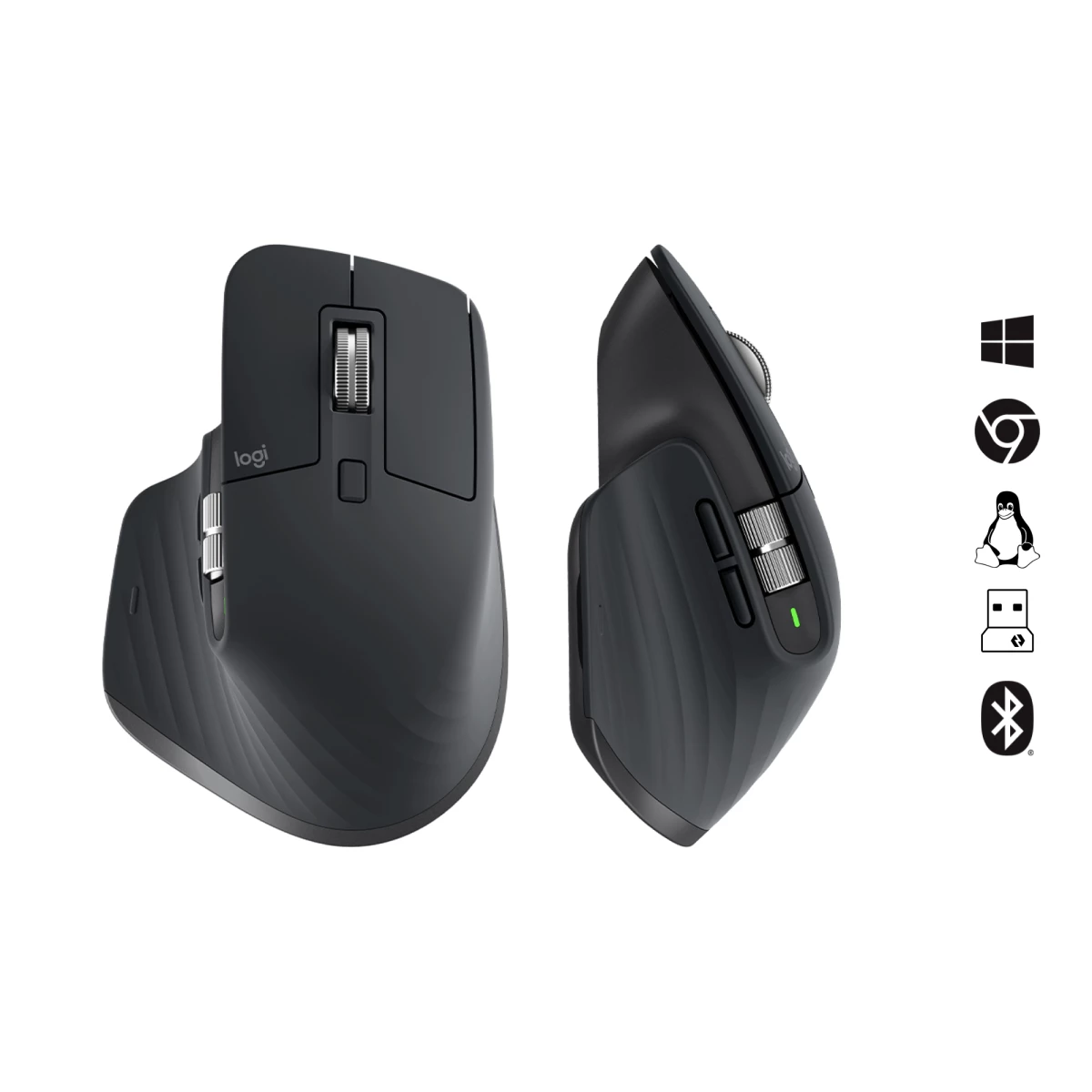 Galery – Logitech MX Master 3S rato Mão direita RF Wireless + Bluetooth Laser 8000 DPI0