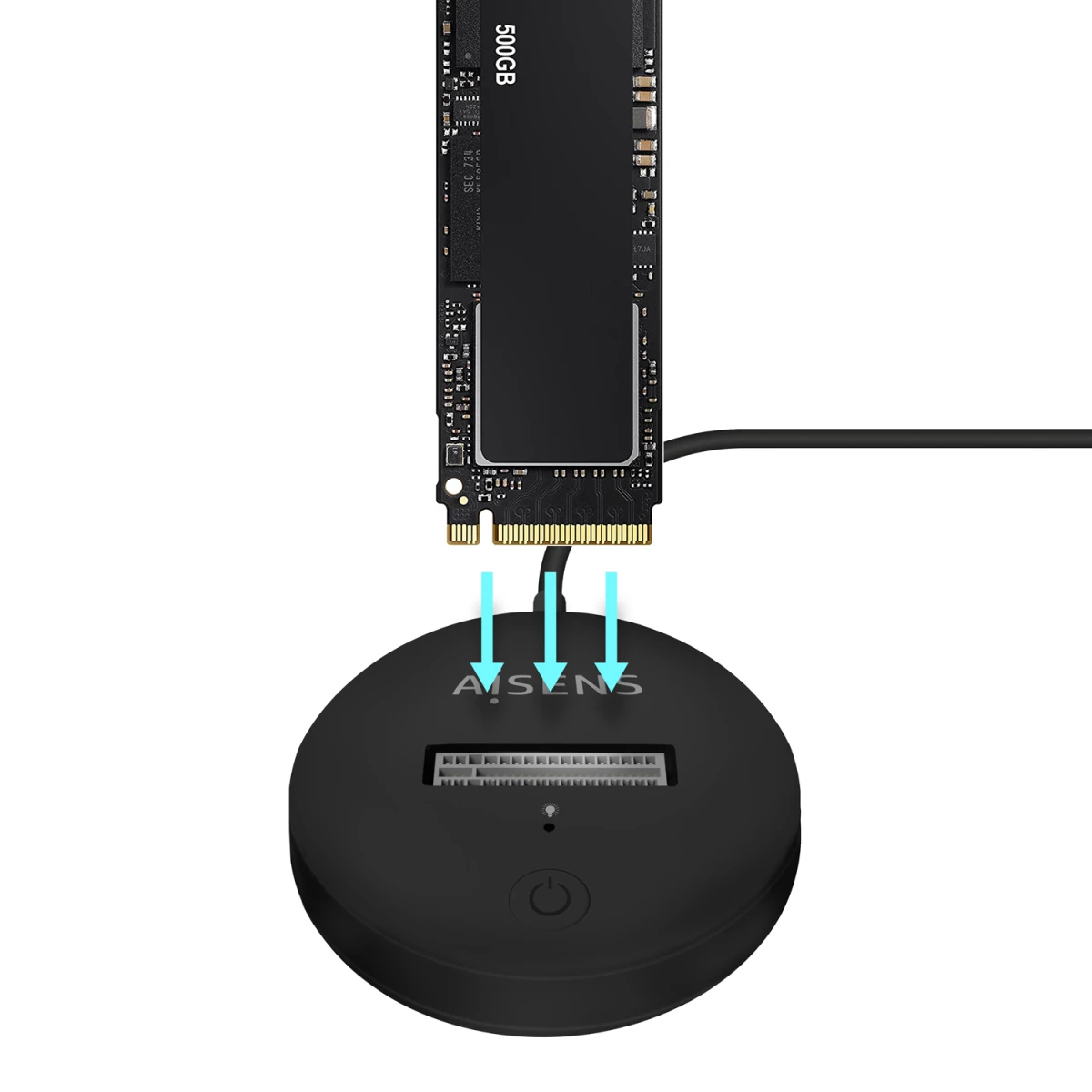Galery – AISENS ASUC-M2D013-BK Caixa para Discos Rígidos Compartimento SSD Preto M.20
