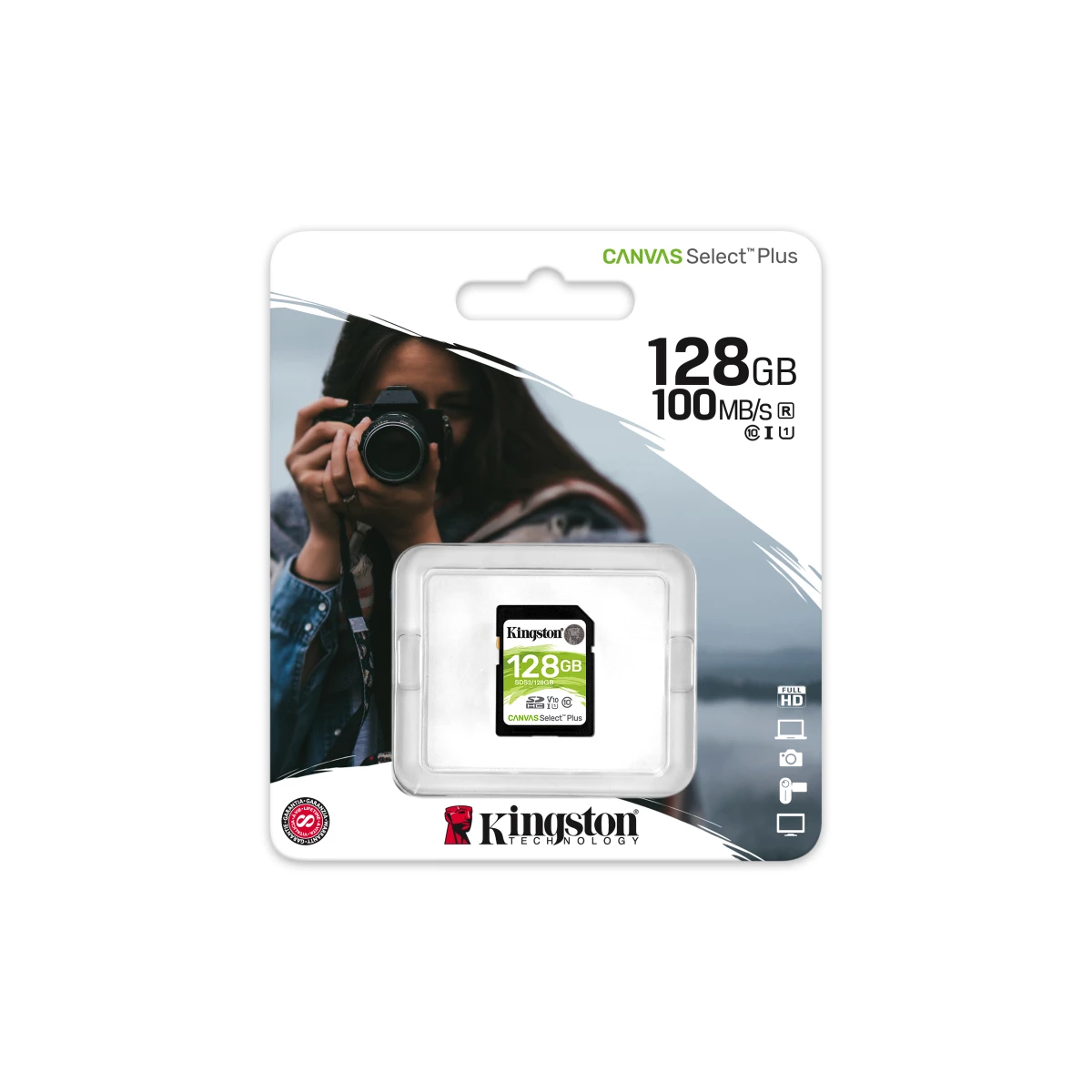 Galery – Kingston Technology Canvas Select Plus 128 GB SDXC UHS-I Classe 100