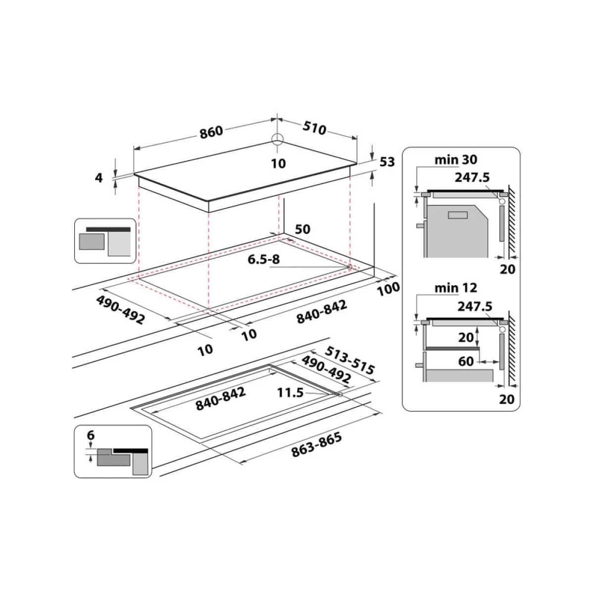 Galery – PLACA WHIRLPOOL – SMP 9010 C NE IXL0