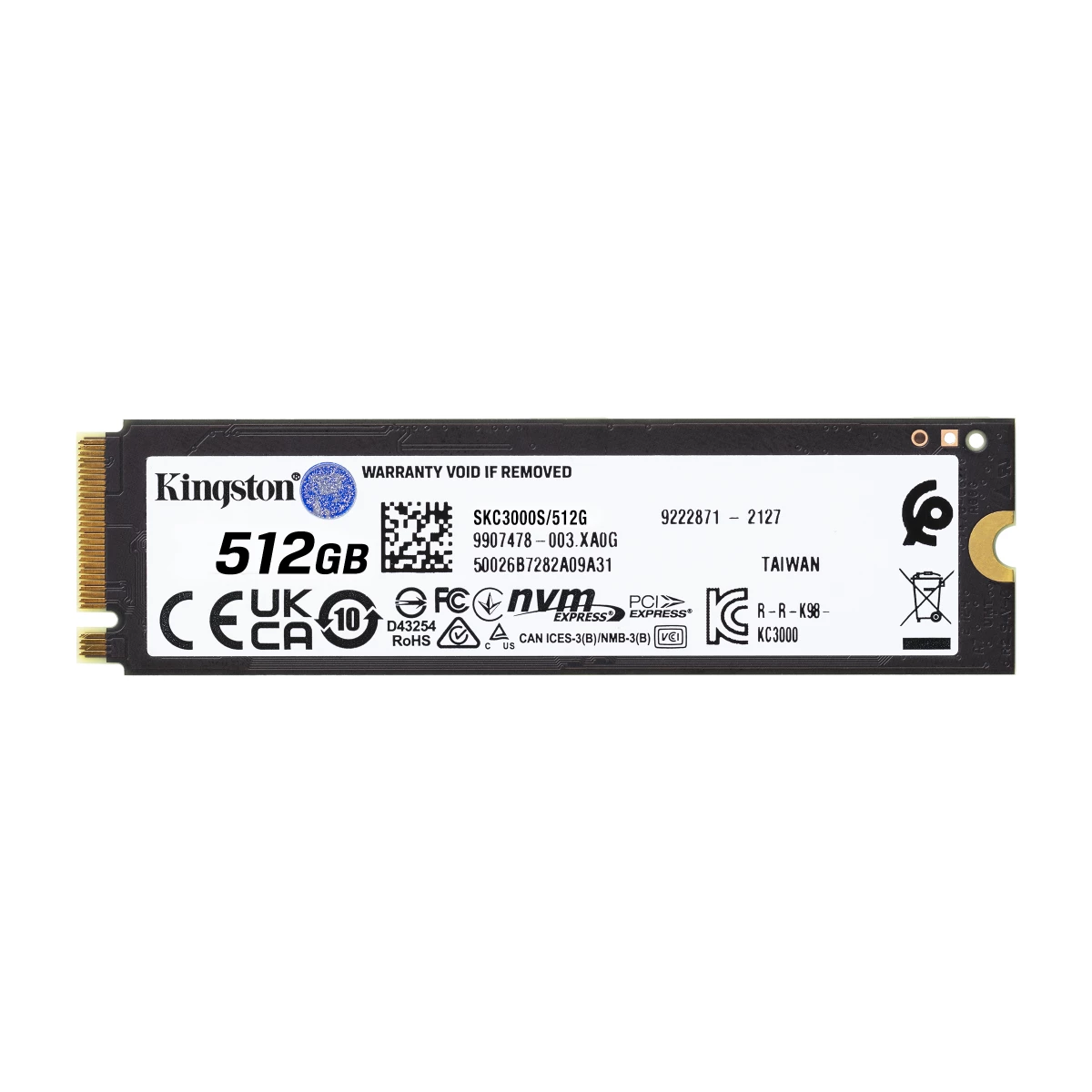 Galery – Kingston Technology KC3000 M.2 512 GB PCI Express 4.0 3D TLC NVMe0