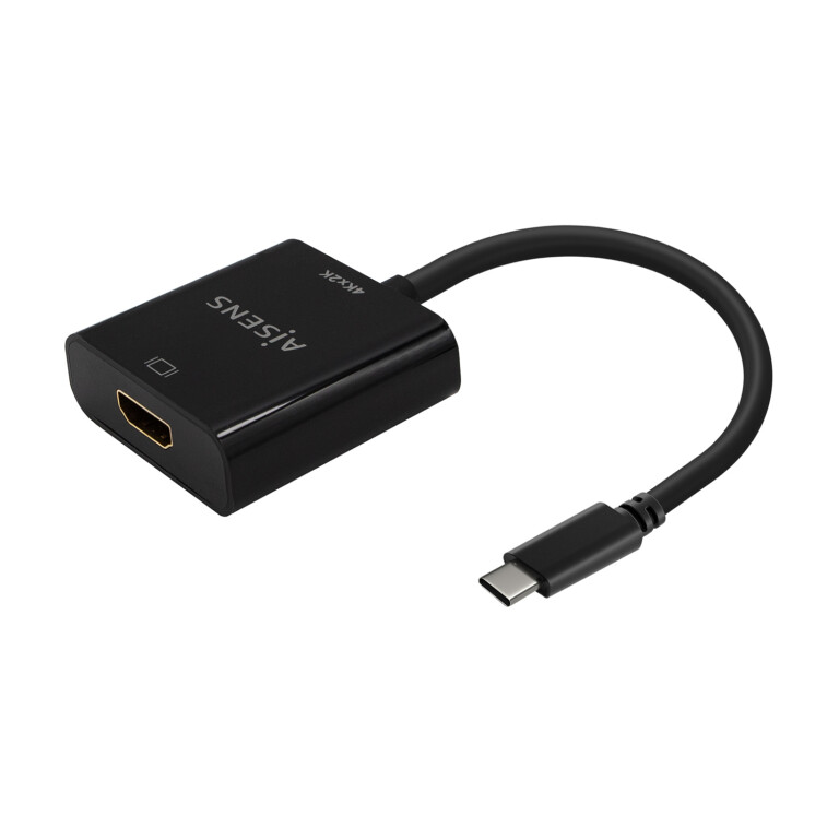 Thumbnail-AISENS A109-0684 adaptador de cabo de vídeo 0,15 m USB Type-C HDMI Type A (Standard) Preto