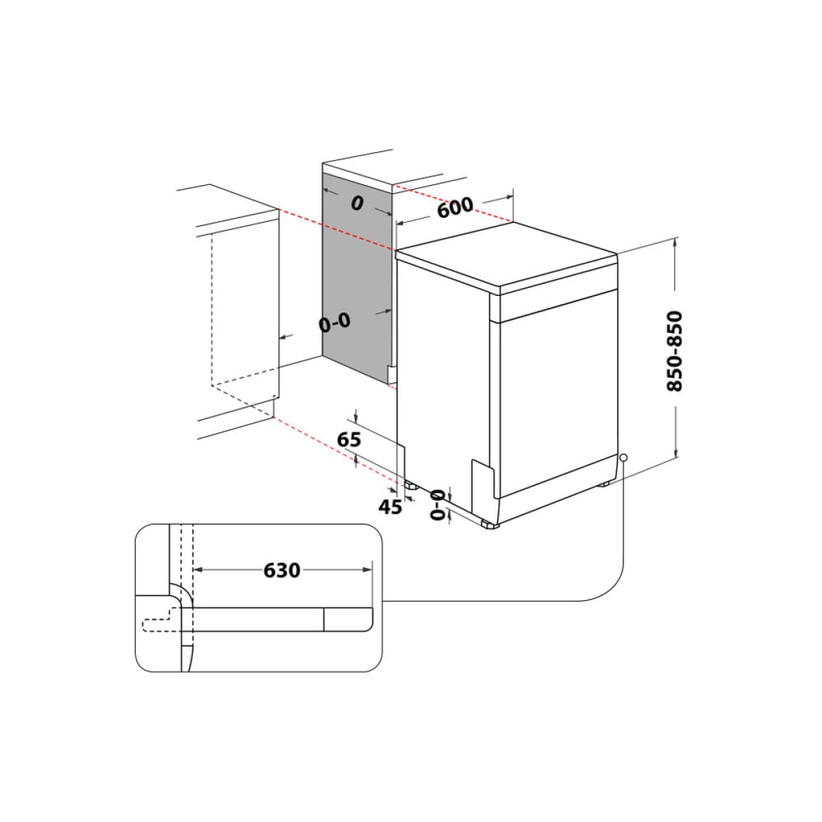 Galery – MÁQUINA DE LAVAR LOUÇA WHIRLPOOL – W7F HP43 X0