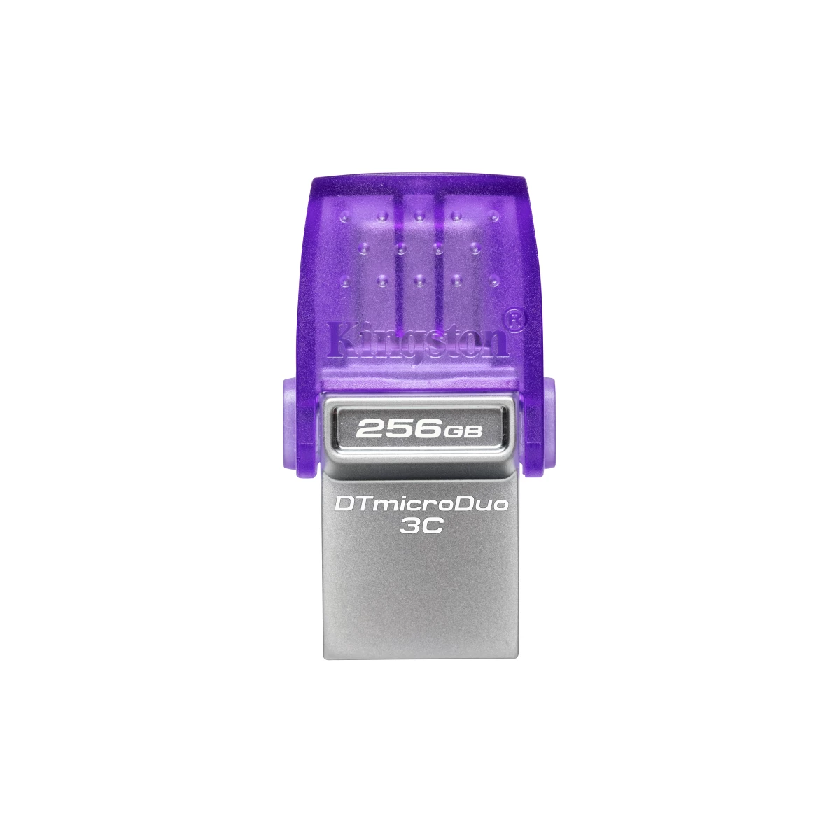 Galery – Kingston Technology DataTraveler microDuo 3C unidade de memória USB 256 GB USB Type-A / USB Type-C 3.2 Gen 1 (3.1 Gen 1) Aço inoxidável, Roxo0