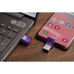 Galery – Kingston Technology DataTraveler microDuo 3C unidade de memória USB 256 GB USB Type-A / USB Type-C 3.2 Gen 1 (3.1 Gen 1) Aço inoxidável, Roxo0