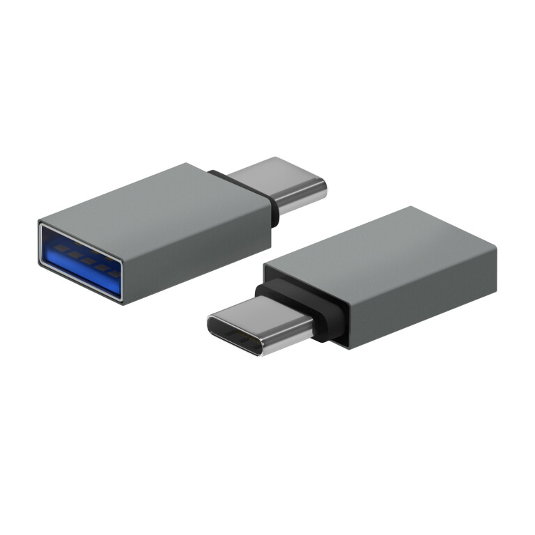 Thumbnail-AISENS A108-0718 adaptador para cabos USB-C USB-A Cinzento