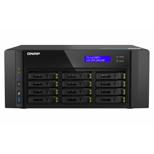 Thumbnail-QNAP TS-h1290FX NAS Tower Ethernet LAN Preto 7232P