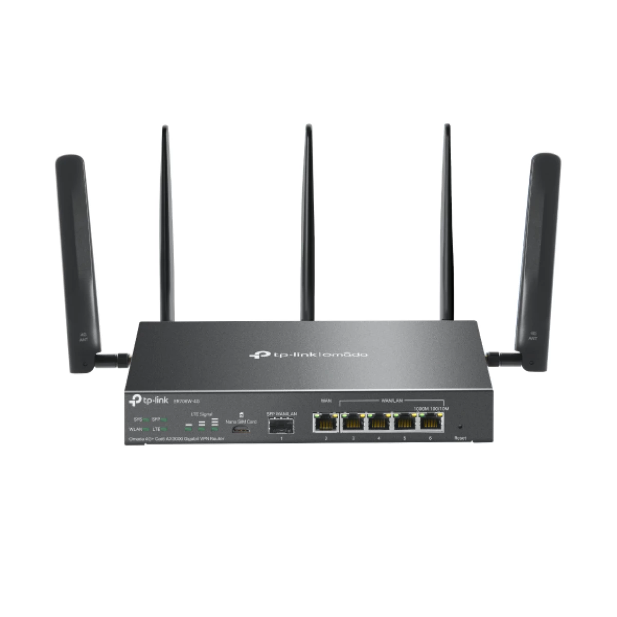 Thumbnail-TP-Link Omada ER706W-4G router sem fios Gigabit Ethernet Dual-band (2,4 GHz / 5 GHz) Preto