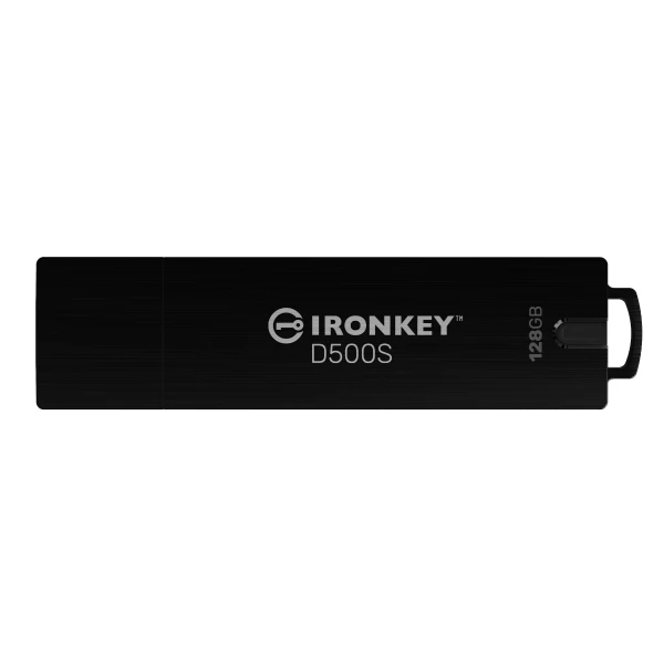 Thumbnail-Kingston Technology IronKey D500S unidade de memória USB 128 GB USB Type-A 3.2 Gen 1 (3.1 Gen 1) Preto