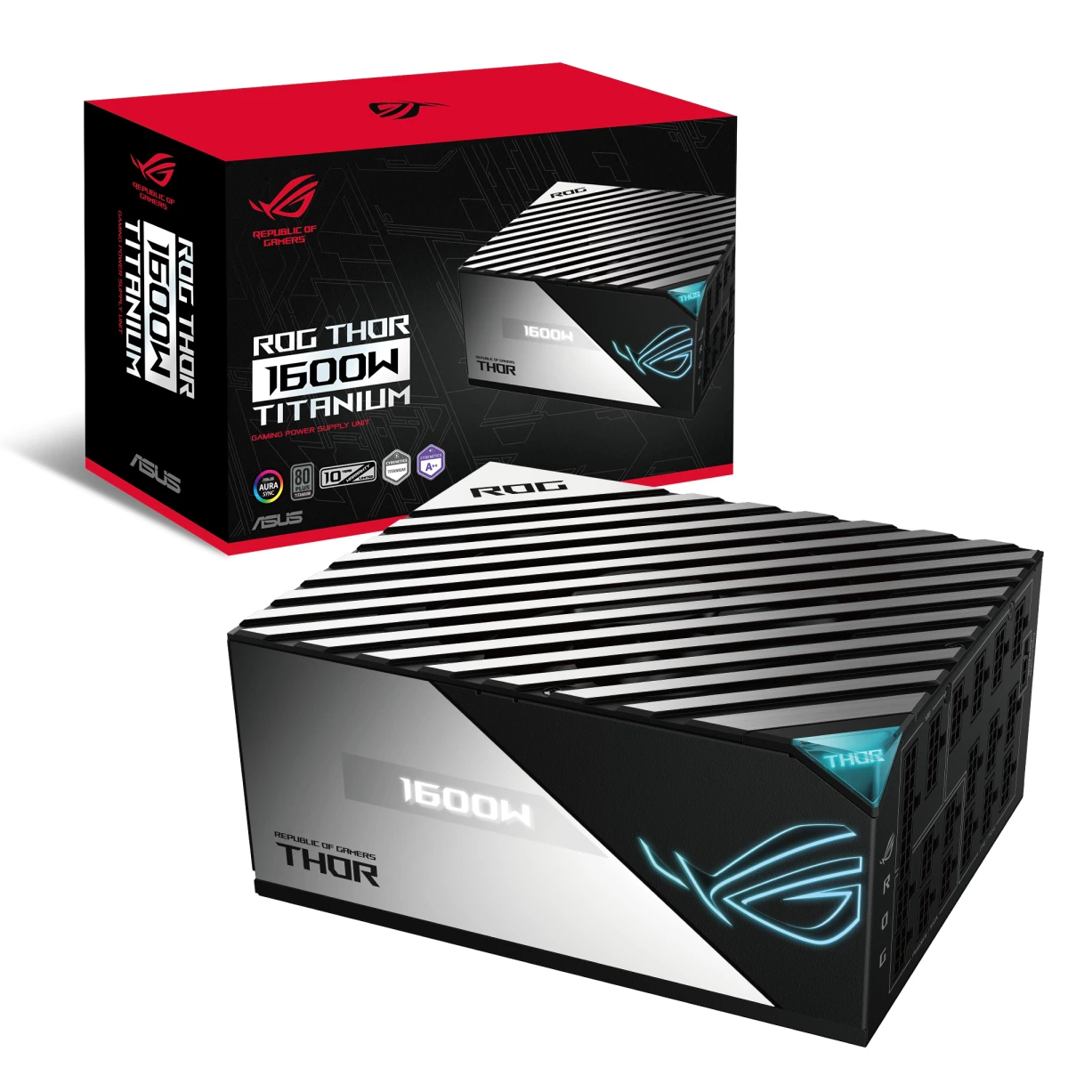 Galery – ASUS ROG THOR 1600W Titanium fonte de alimentação 20+4 pin ATX ATX Preto, Prateado0