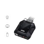 Galery – ATEN Switch KVM de cabo híbrido DisplayPort USB-C de 2 portas0