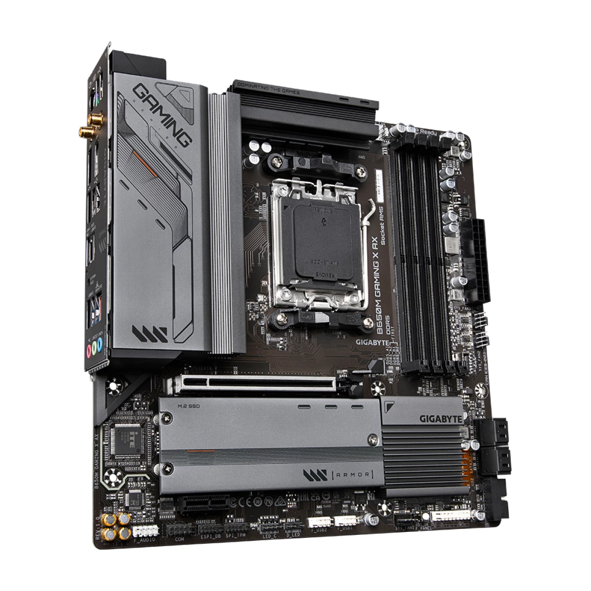 Galery – Gigabyte B650M GAMING X AX motherboard AMD B650 Ranhura AM5 micro ATX0