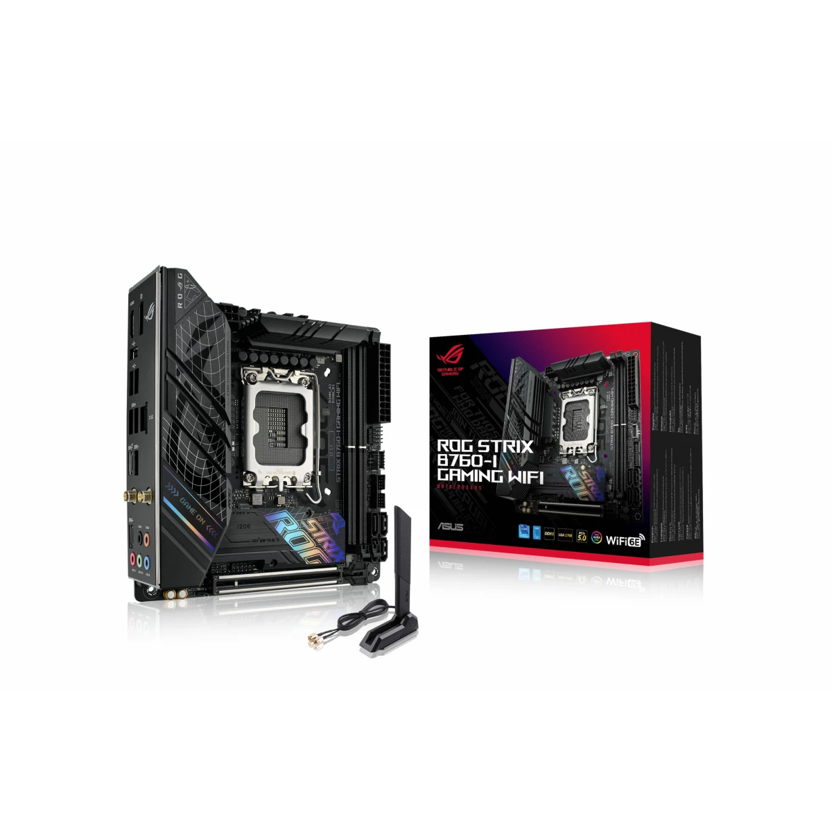 Thumbnail-ASUS ROG STRIX B760-I GAMING WIFI Intel B760 LGA 1700 mini ITX