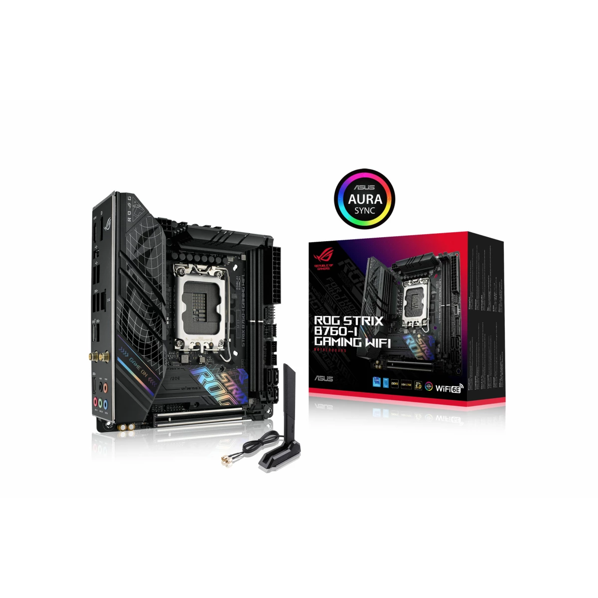 Galery – ASUS ROG STRIX B760-I GAMING WIFI Intel B760 LGA 1700 mini ITX0