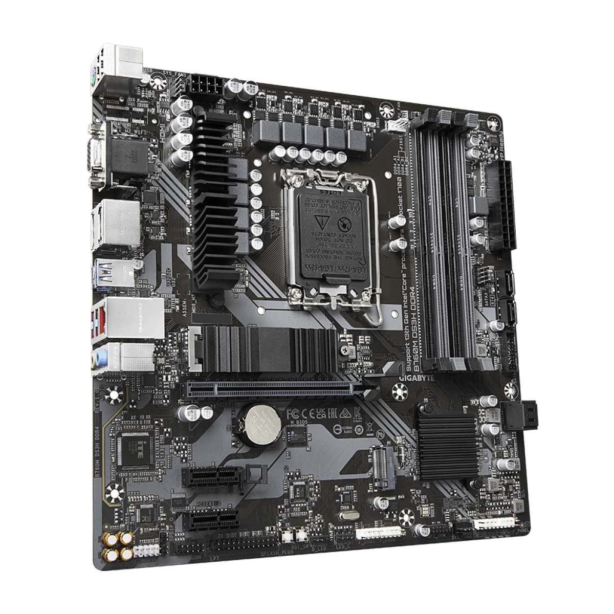 Galery – Gigabyte B760M DS3H DDR4 motherboard Intel B760 Express LGA 1700 micro ATX0