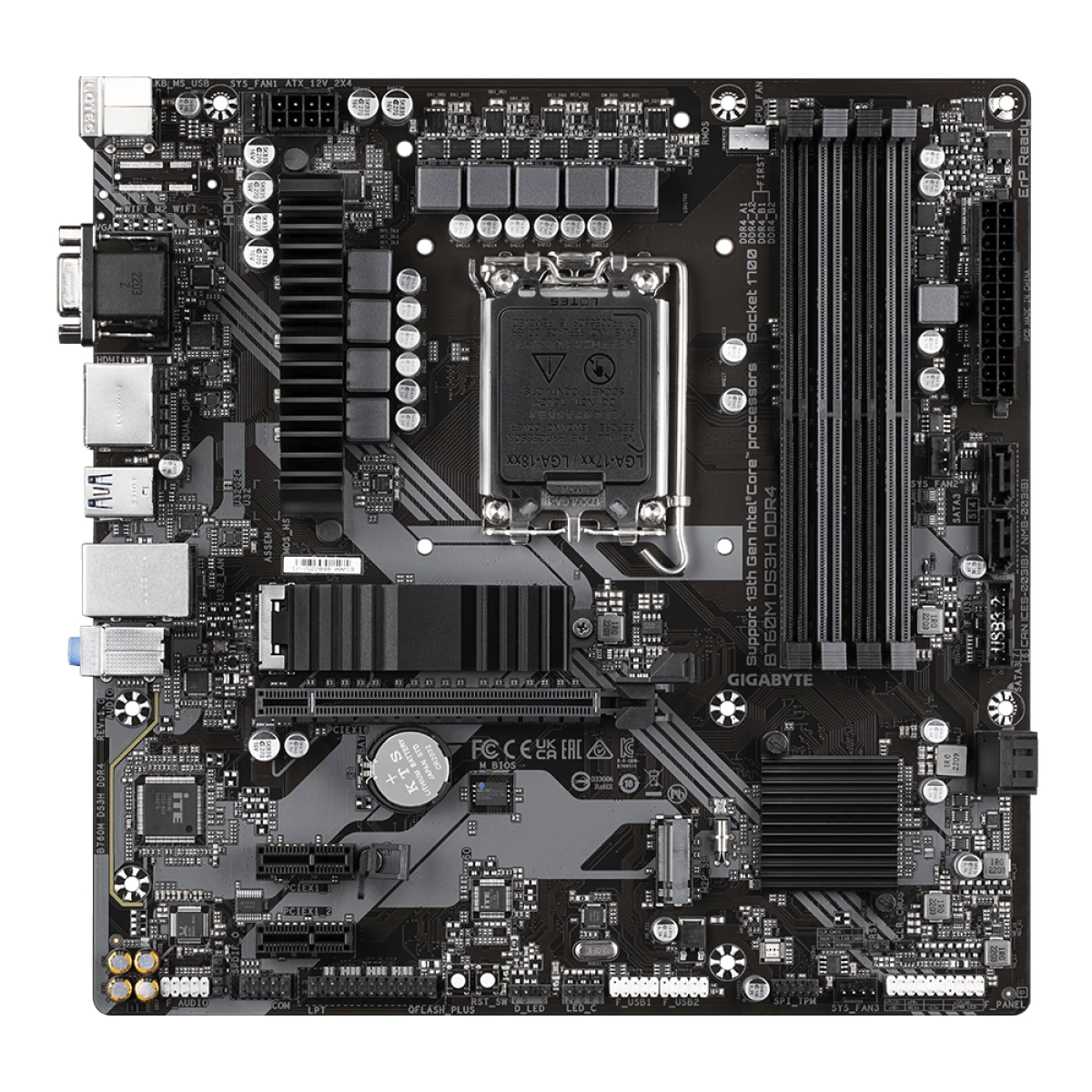 Galery – Gigabyte B760M DS3H DDR4 motherboard Intel B760 Express LGA 1700 micro ATX0