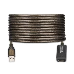 Thumbnail-Ewent EW1021 cabo USB 10 m USB 2.0 USB A Preto