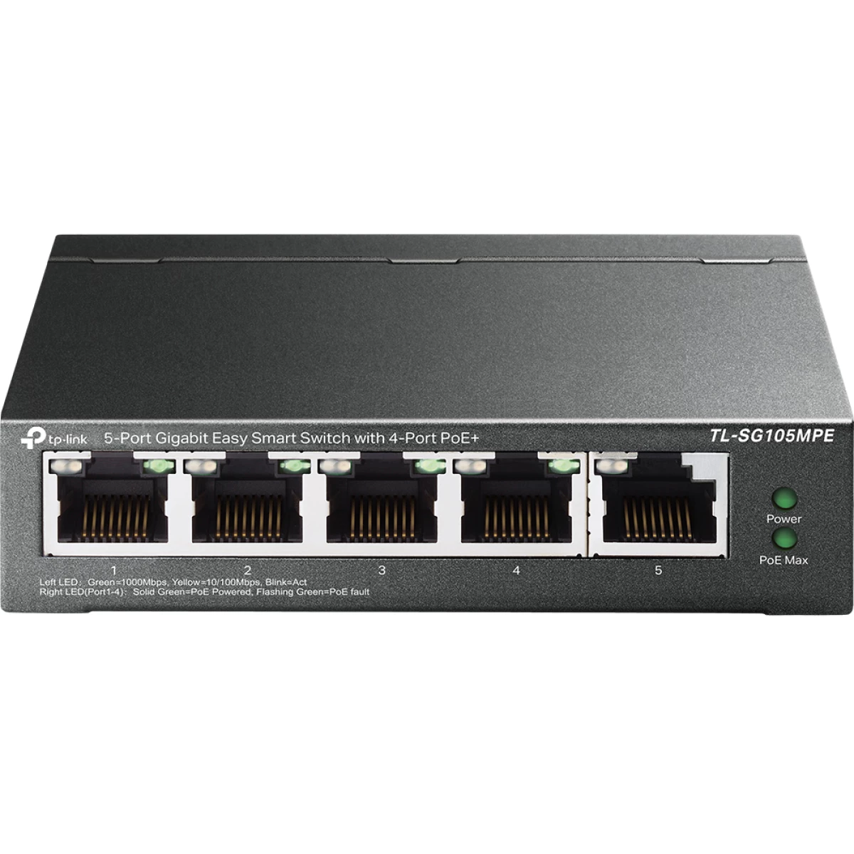 Galery – TP-Link TL-SG105MPE switch de rede L2 Gigabit Ethernet (10/100/1000) Power over Ethernet (PoE) Preto0