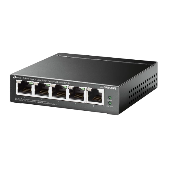 Thumbnail-TP-Link TL-SG105MPE switch de rede L2 Gigabit Ethernet (10/100/1000) Power over Ethernet (PoE) Preto