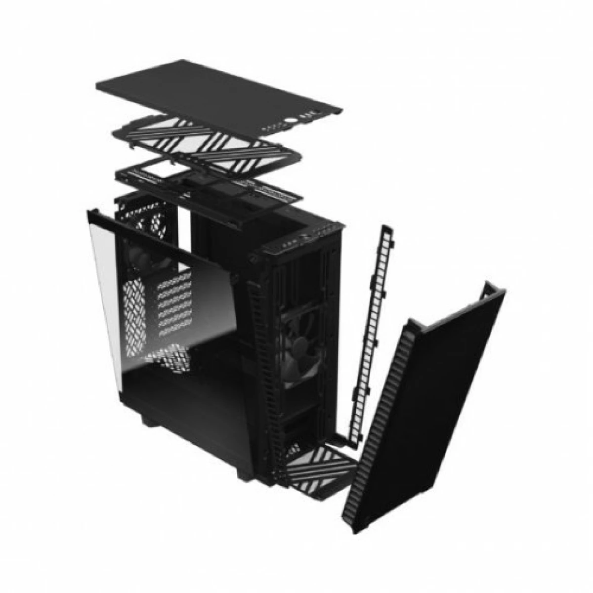 Galery – FRACTAL DESIGN DEFINE 7 CAIXA COMPACTA, PRETO TG DARK TINT (FD-C-DEF7C-02)0