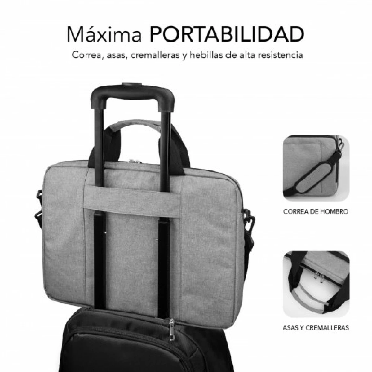 Galery – SUBBLIM Maleta para computador Air Padding Bolsa para laptop 13,3-14″ cinza0