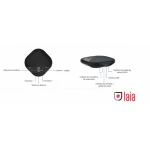 Galery – LAIA T-POD USB MICROFONE-SPEAKER PRETO USB E BT 4 MICROS DIGITAIS (5 METROS) (TPBT)0