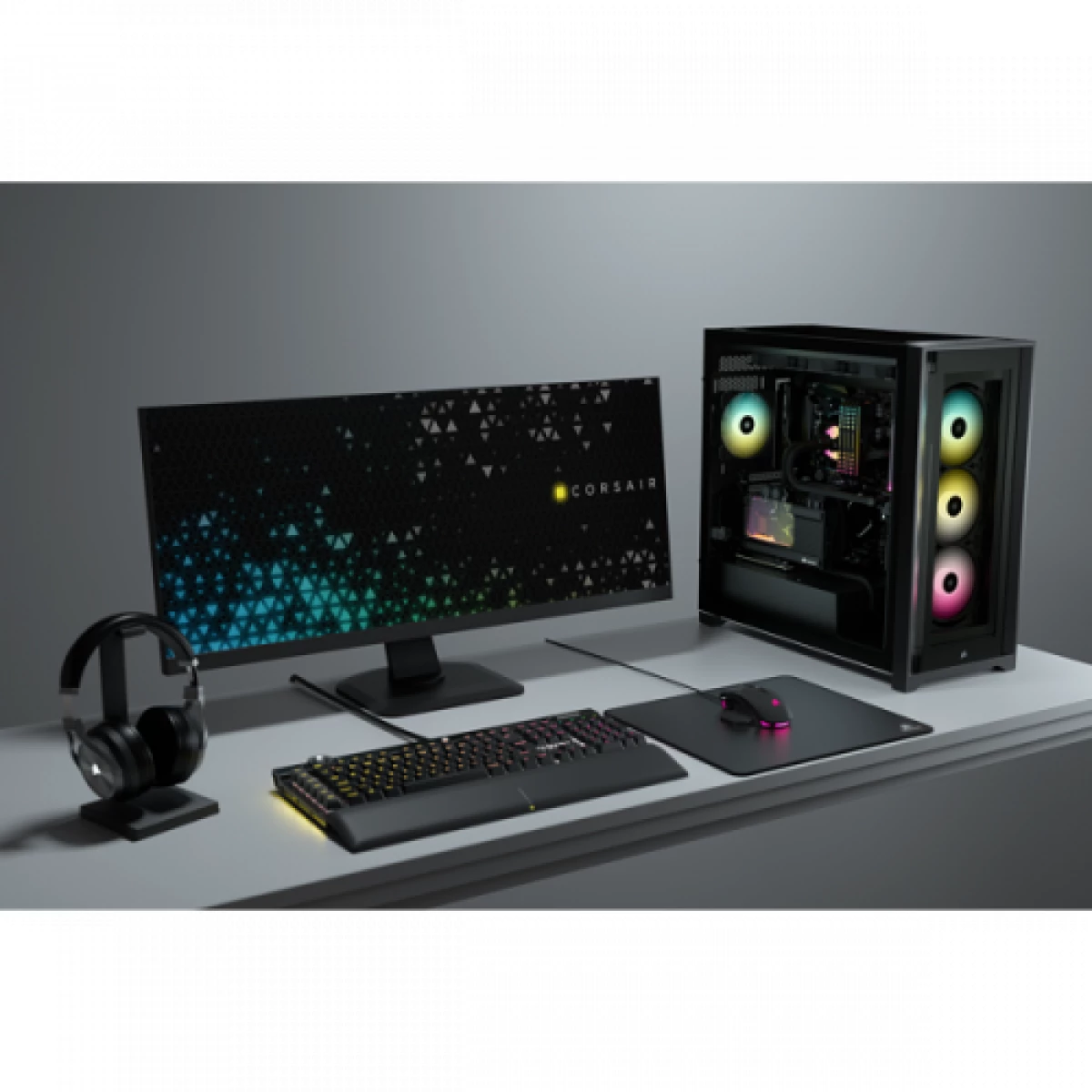 Galery – Corsair iCUE 5000X RGB Midi Tower Negro – CC-9011212-WW0