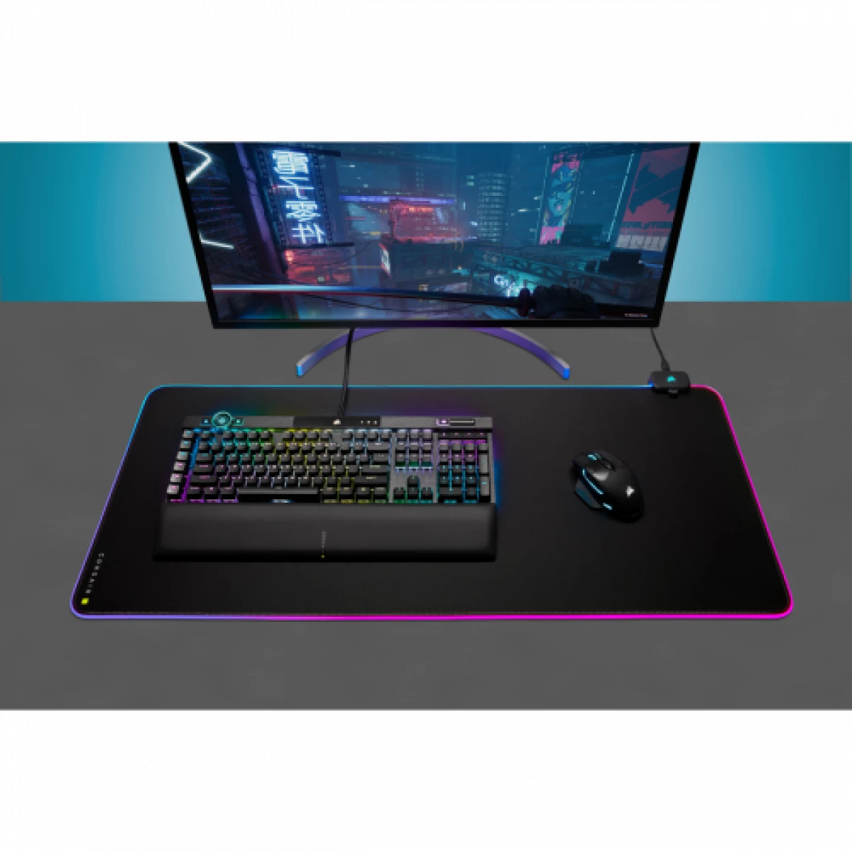 Galery – Tapete de rato para jogos Corsair MM700 RGB preto0