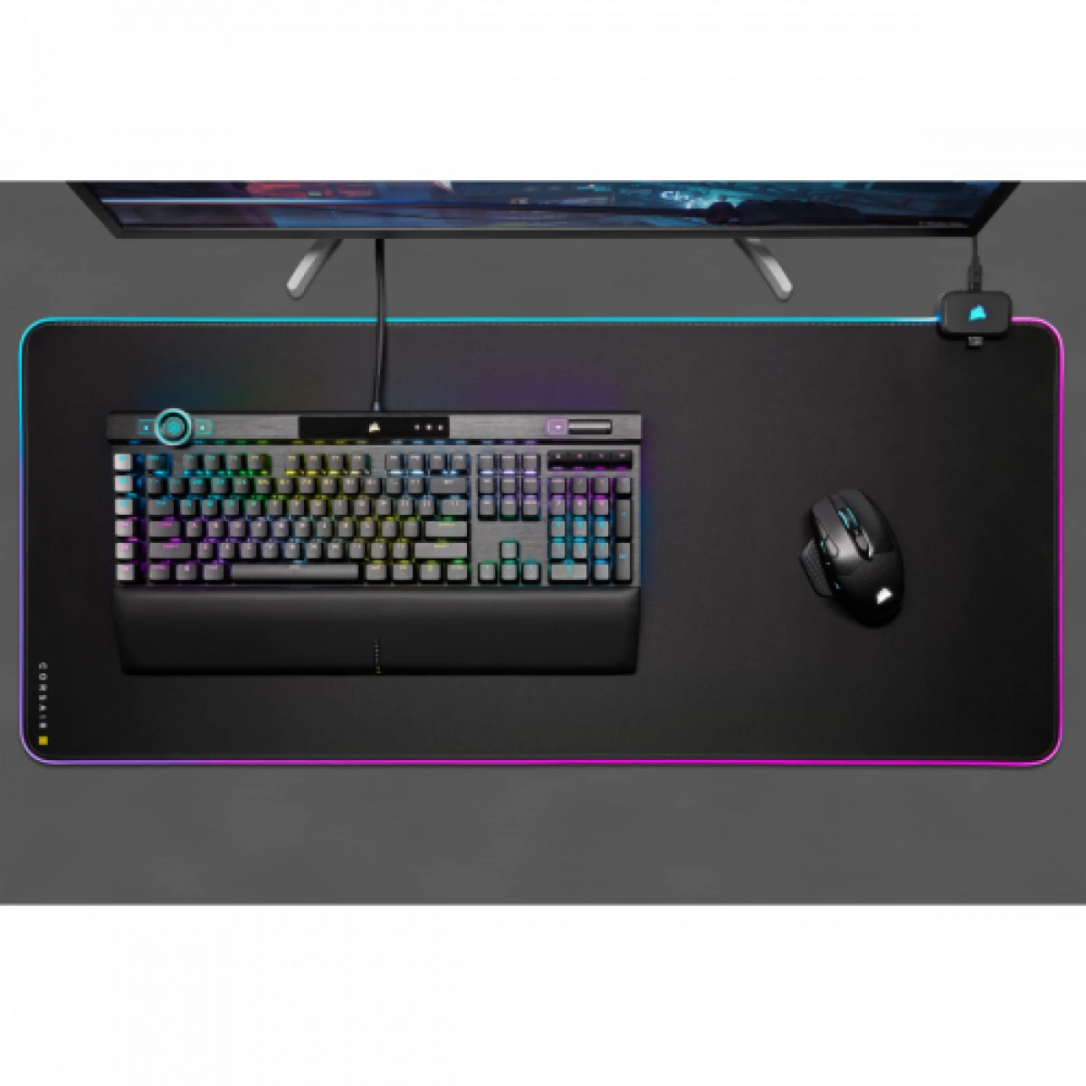 Galery – Tapete de rato para jogos Corsair MM700 RGB preto0