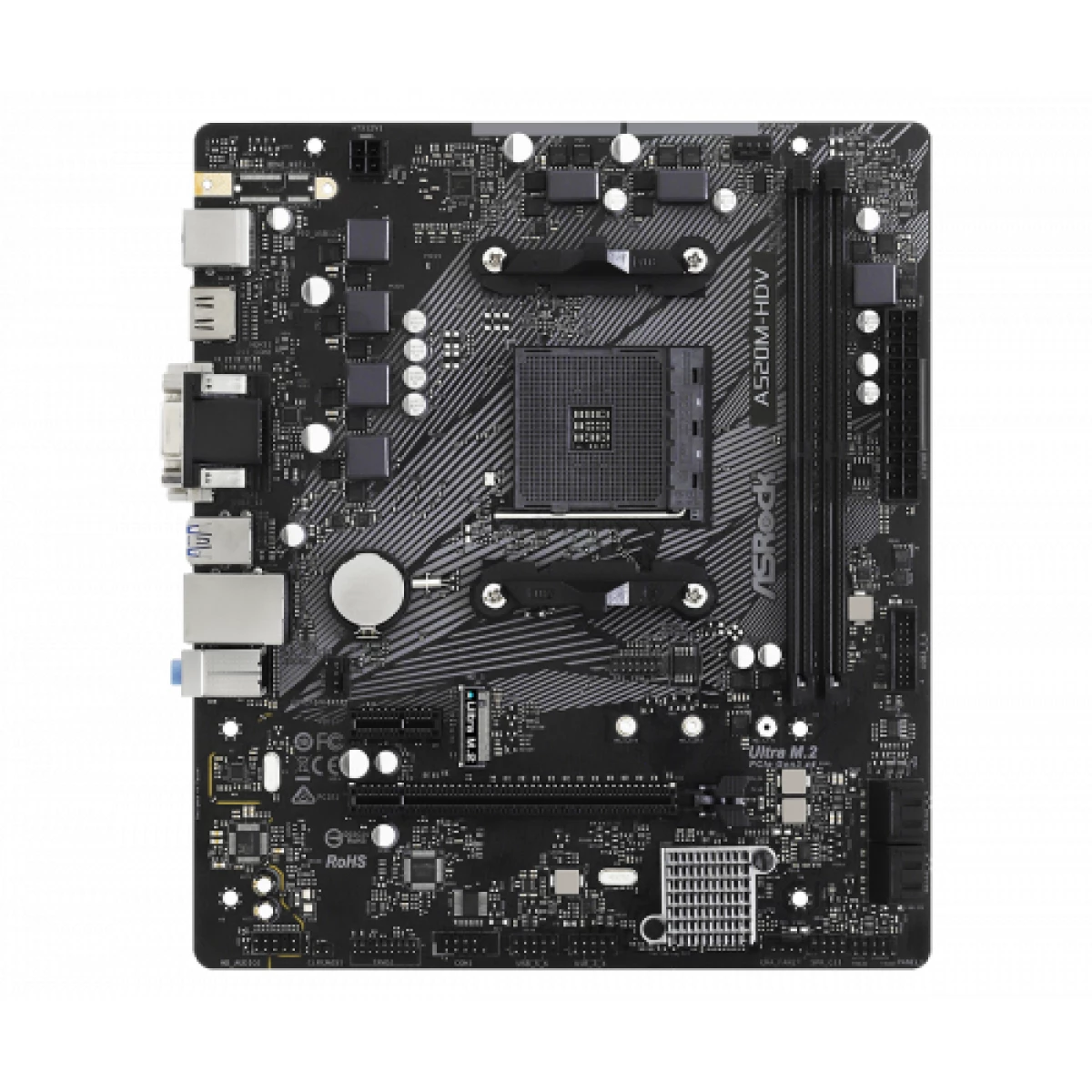 Galery – #PLACA ASROCK A520M-HDV,AMD,AM4,A520,2DDR4,MATX0