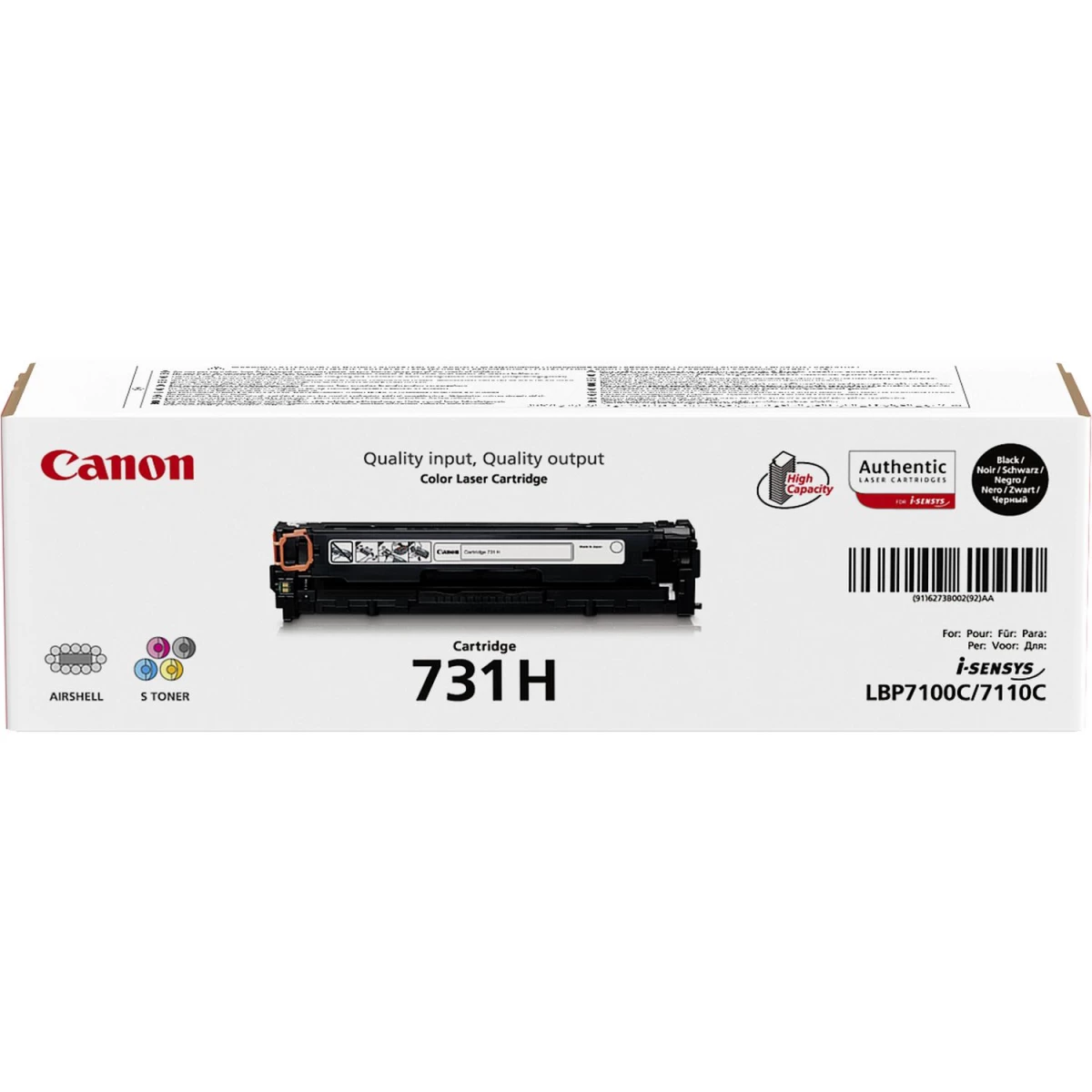 Galery – Canon 731H toner 1 unidade(s) Original Preto0