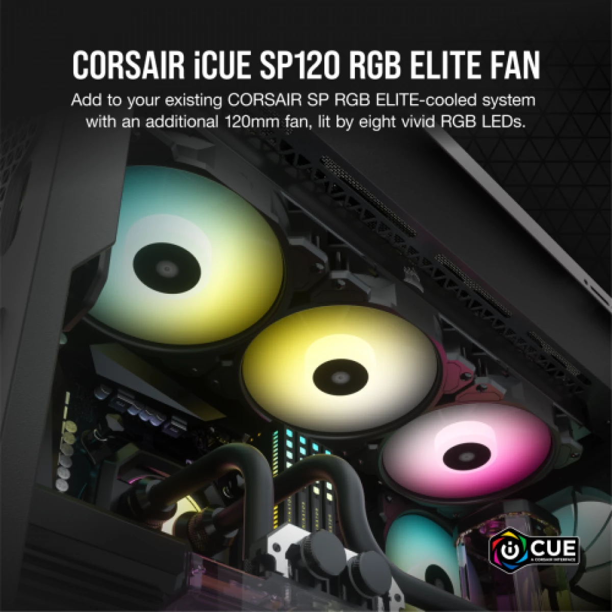 Galery – CAIXA VENTILADOR CORSAIR SP SERIES SP120 RGB ELITE 120MM COM AIRGUIDE SINGLE PACK CO-9050108-WW0